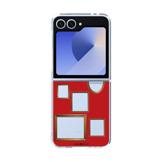 クリアケース［ Photo Frames - Red ］