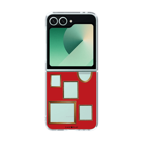 クリアケース［ Photo Frames - Red ］