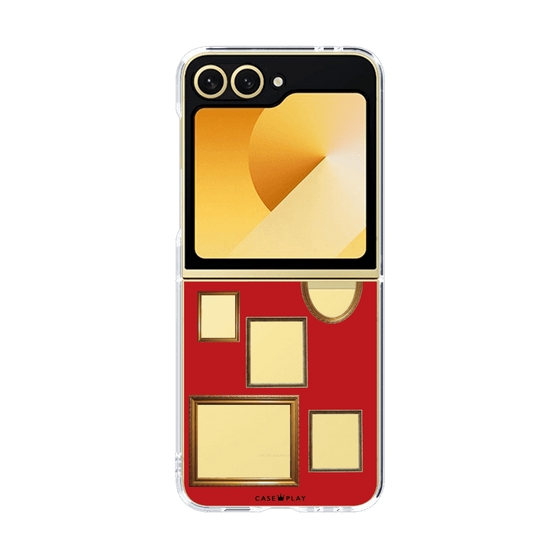 クリアケース［ Photo Frames - Red ］