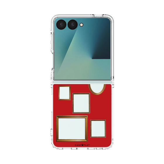 クリアケース［ Photo Frames - Red ］