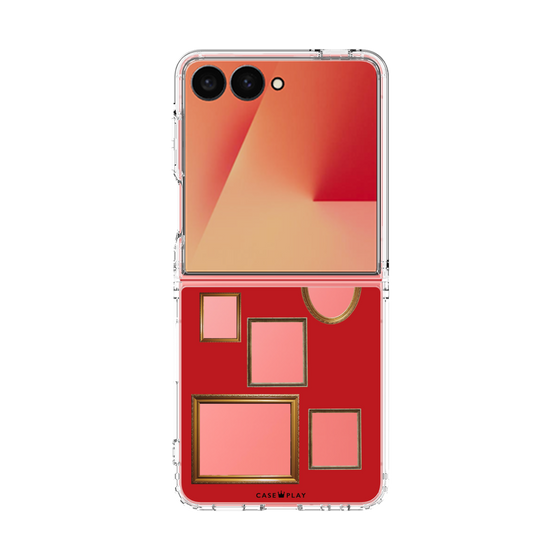 クリアケース［ Photo Frames - Red ］