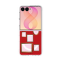 クリアケース［ Photo Frames - Red ］