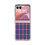 クリアケース［ Tartan Check - Purple ］
