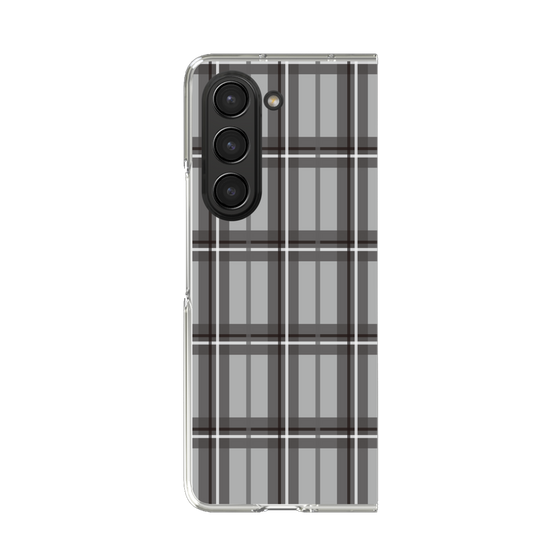 クリアケース［ Tartan Check - Gray ］