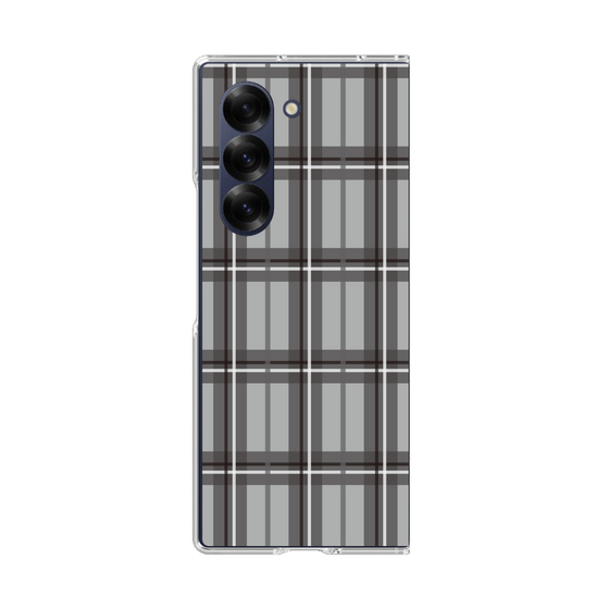 クリアケース［ Tartan Check - Gray ］