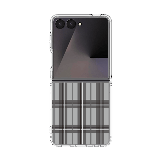クリアケース［ Tartan Check - Gray ］