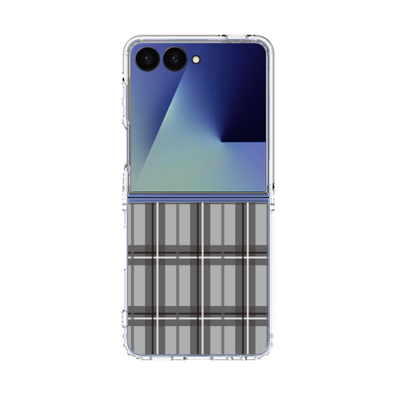 クリアケース［ Tartan Check - Gray ］