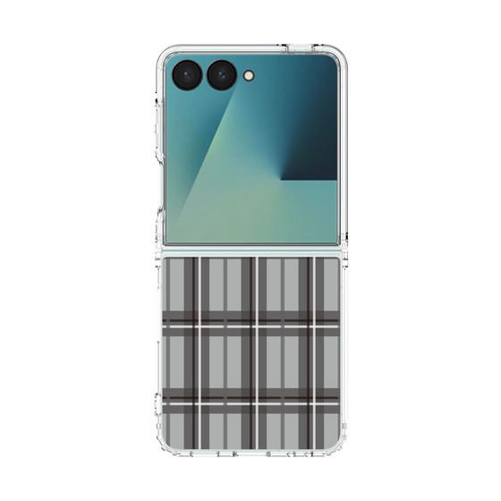 クリアケース［ Tartan Check - Gray ］