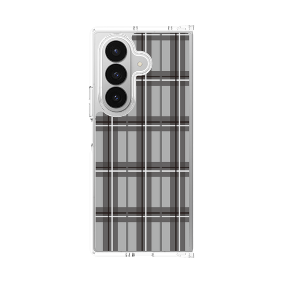 クリアケース［ Tartan Check - Gray ］