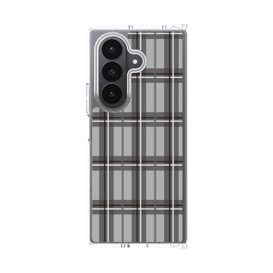 クリアケース［ Tartan Check - Gray ］