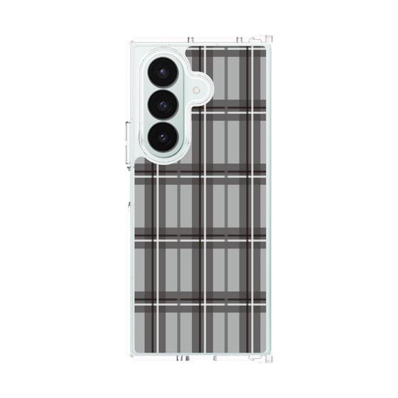 クリアケース［ Tartan Check - Gray ］
