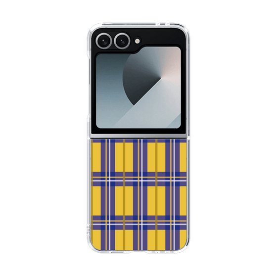 クリアケース［ Tartan Check - Yellow ］