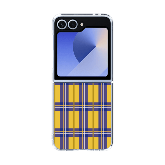 クリアケース［ Tartan Check - Yellow ］