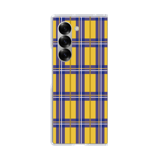 クリアケース［ Tartan Check - Yellow ］