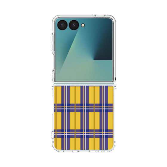 クリアケース［ Tartan Check - Yellow ］