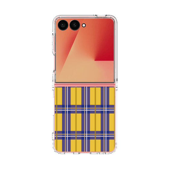 クリアケース［ Tartan Check - Yellow ］