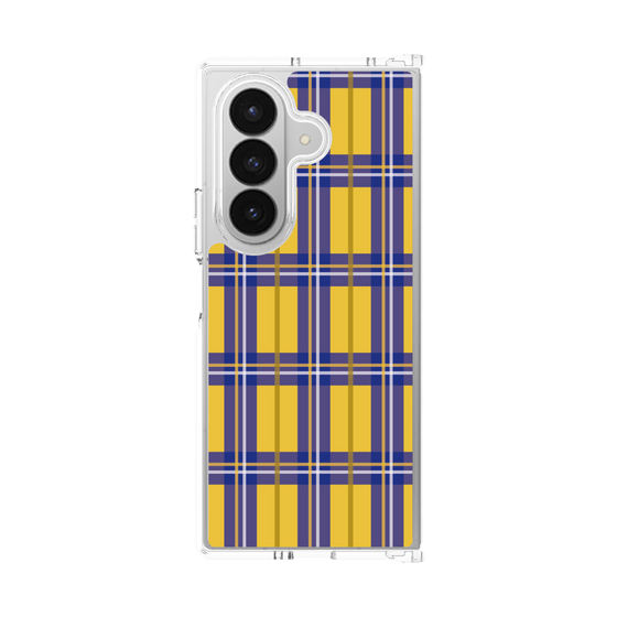 クリアケース［ Tartan Check - Yellow ］
