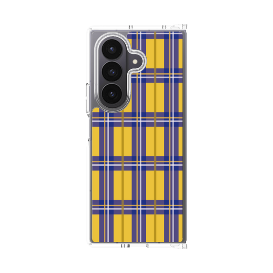 クリアケース［ Tartan Check - Yellow ］