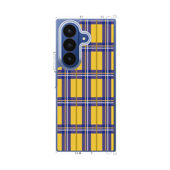 クリアケース［ Tartan Check - Yellow ］