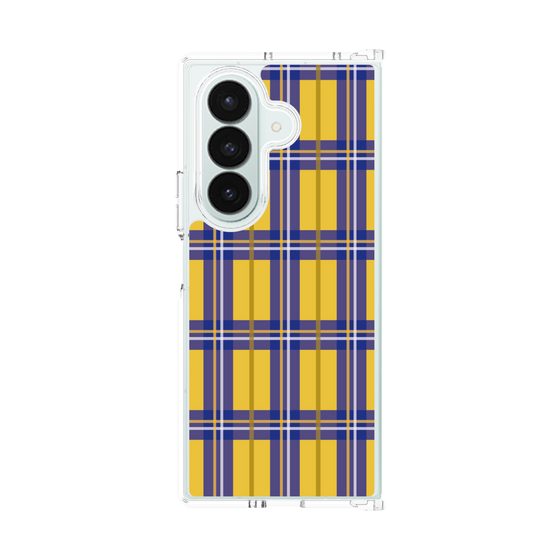 クリアケース［ Tartan Check - Yellow ］