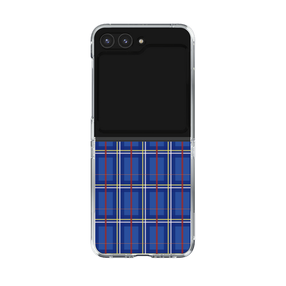 クリアケース［ Tartan Check - Blue ］