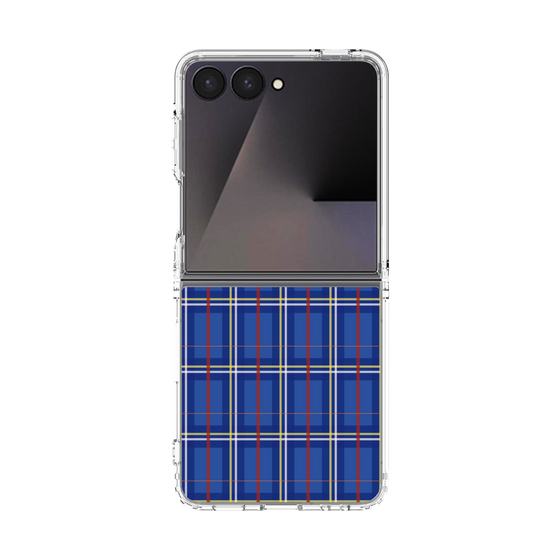 クリアケース［ Tartan Check - Blue ］