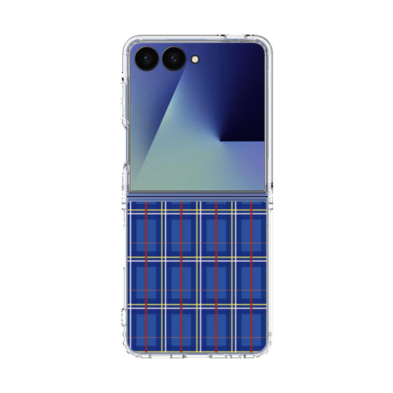 クリアケース［ Tartan Check - Blue ］