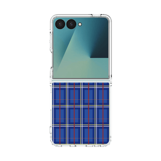 クリアケース［ Tartan Check - Blue ］