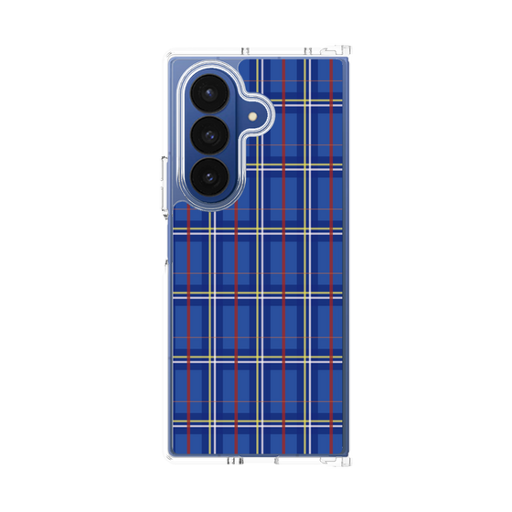 クリアケース［ Tartan Check - Blue ］