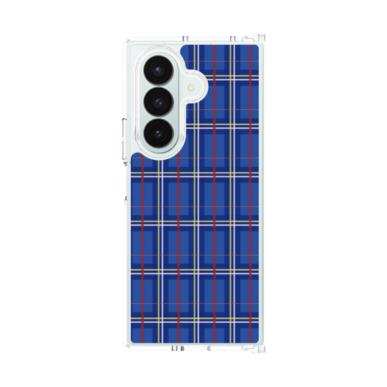 クリアケース［ Tartan Check - Blue ］