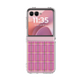 クリアケース［ Tartan Check - Pink ］