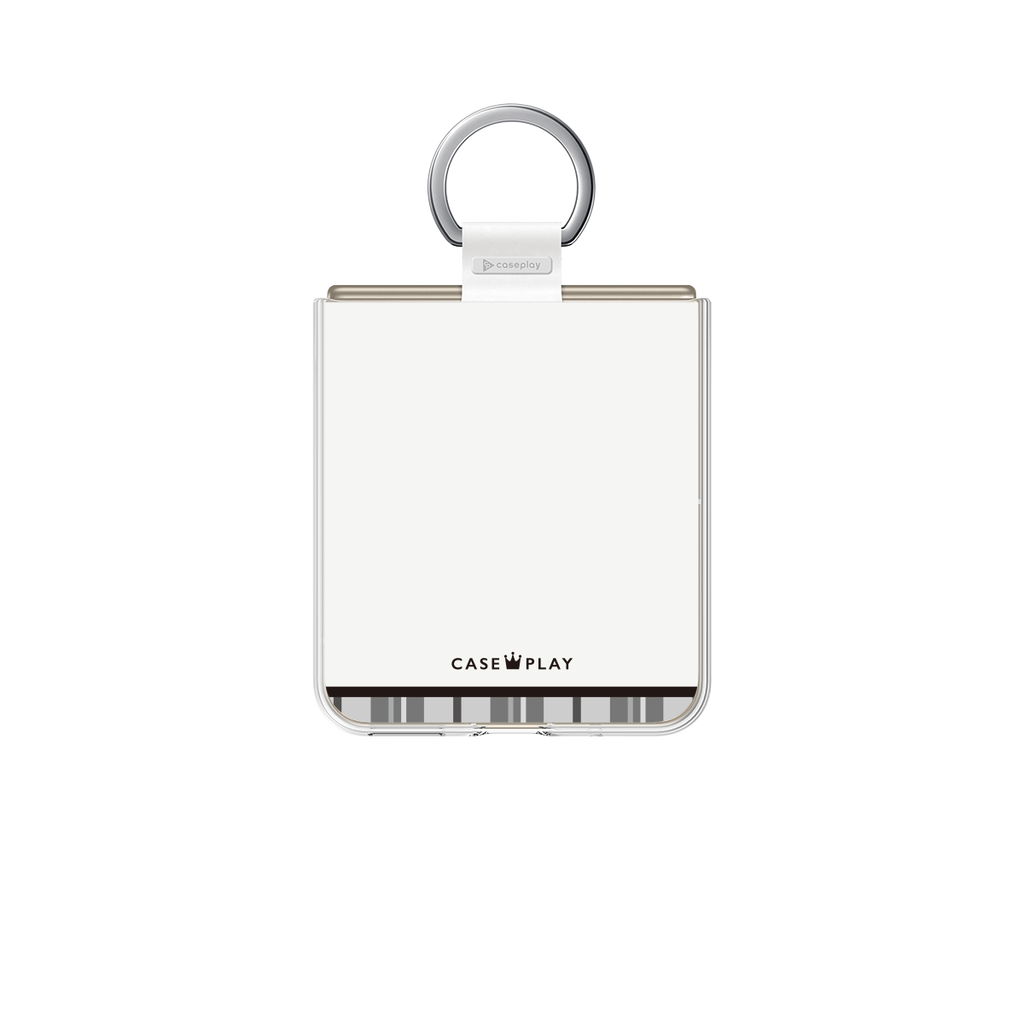 クリアケース for Libero Flip［ CASEPLAY Tartan Check - Gray ］ 