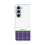 クリアケース［ CASEPLAY Tartan Check - Purple ］