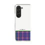 クリアケース［ CASEPLAY Tartan Check - Purple ］