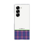 クリアケース［ CASEPLAY Tartan Check - Purple ］