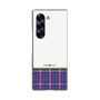 クリアケース［ CASEPLAY Tartan Check - Purple ］