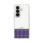 クリアケース［ CASEPLAY Tartan Check - Purple ］