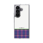 クリアケース［ CASEPLAY Tartan Check - Purple ］