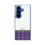 クリアケース［ CASEPLAY Tartan Check - Purple ］