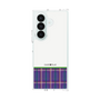 クリアケース［ CASEPLAY Tartan Check - Purple ］