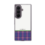 クリアケース［ CASEPLAY Tartan Check - Purple ］