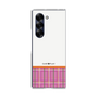 クリアケース［ CASEPLAY Tartan Check - Pink ］