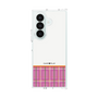 クリアケース［ CASEPLAY Tartan Check - Pink ］