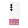 クリアケース［ CASEPLAY Tartan Check - Pink ］