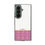 クリアケース［ CASEPLAY Tartan Check - Pink ］