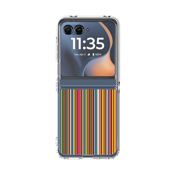 クリアケース［ Colorful Stripe ］