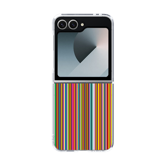 クリアケース［ Colorful Stripe ］