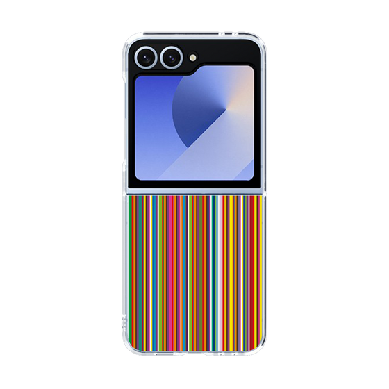 クリアケース［ Colorful Stripe ］