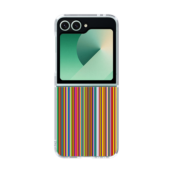クリアケース［ Colorful Stripe ］