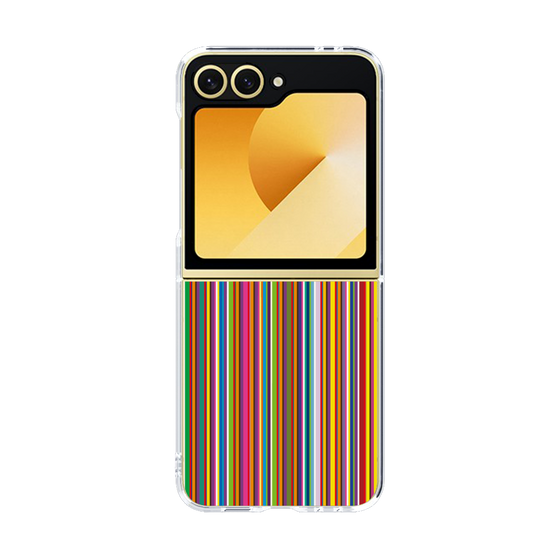 クリアケース［ Colorful Stripe ］